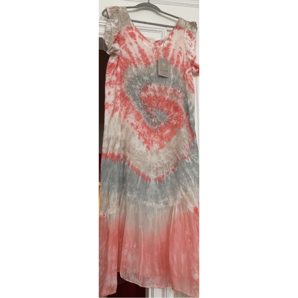 SHYLOH ~Tie Dye Linen Dress (NWT)